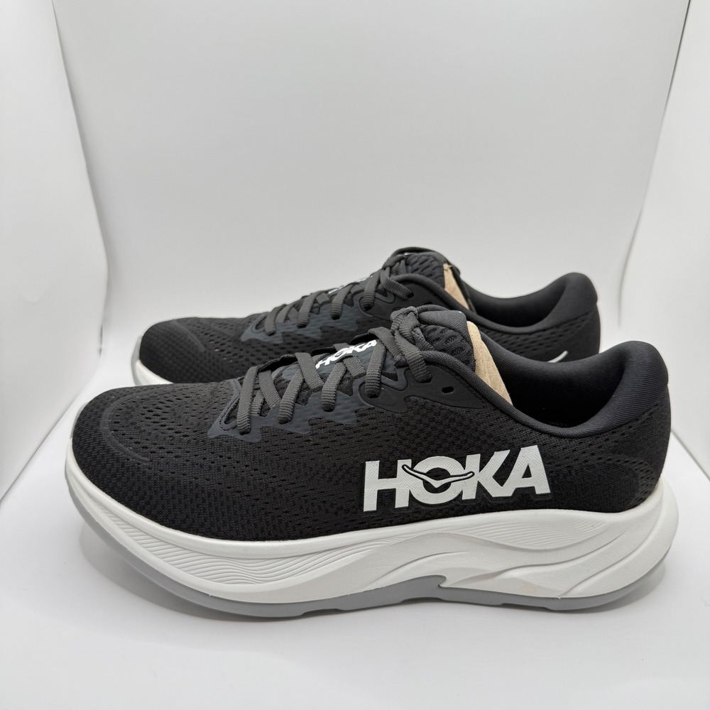 Hoka Rincon 4 Womens Running Shoes Black White 1155131 BWHT Size 8.5B